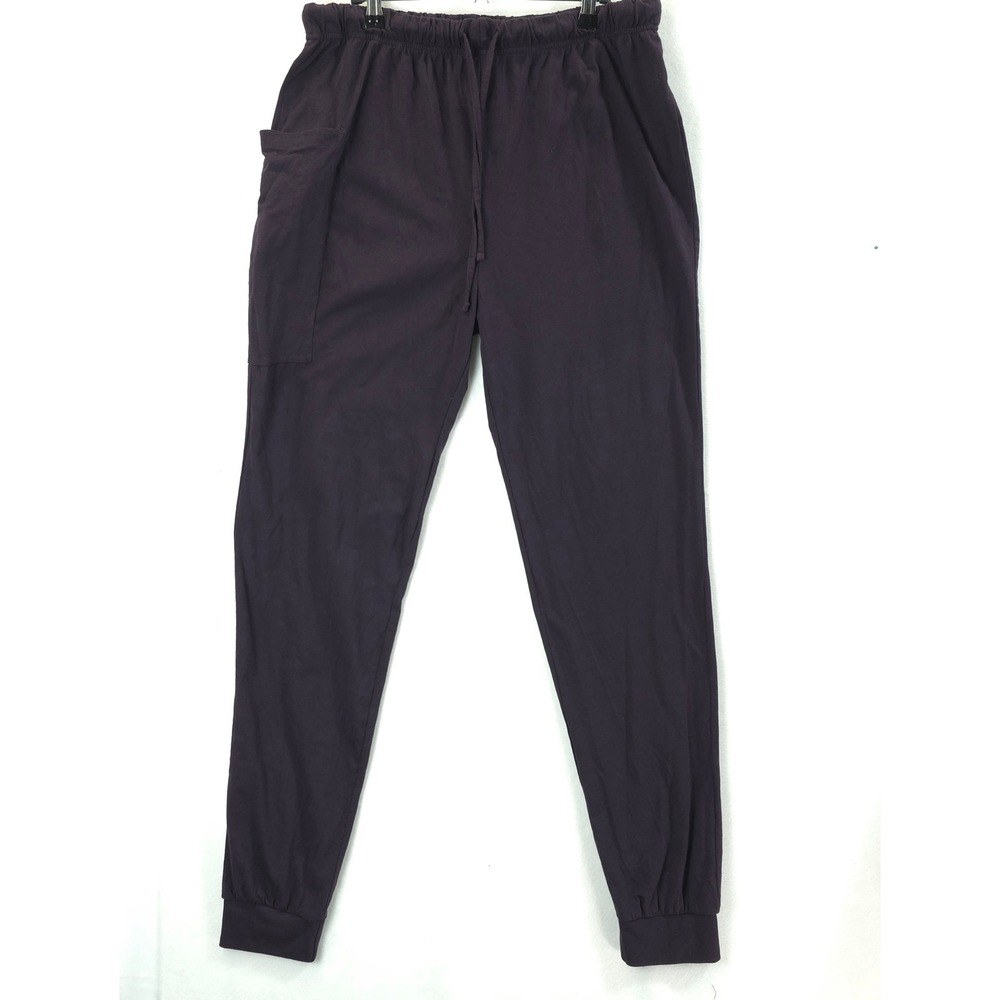 Virgin Atlantic Joggers Re-Thread Drawstring Dark Puruple Unisex L/XL Loungewear